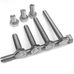 Sechskantschrauben Edelstahl VA V2A DIN 933 M5 M6 M8 M10 - Bild 1 von 5