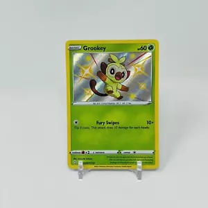 Shining Fates Shiny Grookey SV004/SV122 Holo Rare Pokémon TCG NM/M - Picture 1 of 4