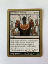 Patriarch's Bidding - Onslaught - Wolfgang Eder -  MTG Magic The Gathering