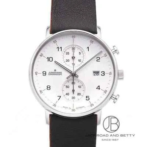 JUNGHANS 041/4771.00 Form C Chronograph Men's Wristwatch New - Picture 1 of 2