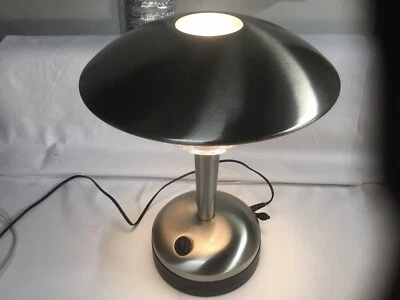 Lámpara de mesa Metro pantalla setas acero inoxidable Foto 1 de 4