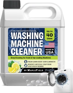 Washing Machine & Laundry Cleaner + Deodorizer, 8Oz, Refreshing Lemon Scent, for - Picture 1 of 12