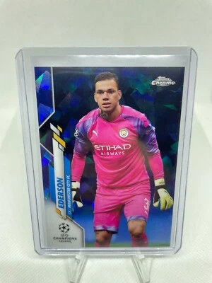 2020 Topps Chrome Sapphire Ederson MANCHESTER CITY FC - Image 1 of 2