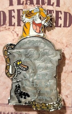 Prendedor Shere Khan Kaa Jungle Book Fearly Departed Halloween Disney Villanos LE Foto 1 de 3