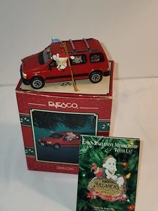 Vintage Enesco Tesoro de Navidad Adornos, "Taxi de mamá". - Imagen 1 de 3