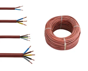 Silikonkabel SIHF 2 3 4 5 x 0,75 1,00 1,5 mm² Sauna Leitung wärmebeständig 14621 - Bild 1 von 13