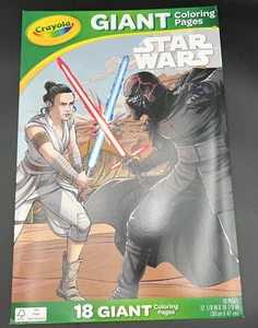 New Crayola Star Wars Giant Coloring Pages 18 Sheets Kids Activity Disney - Picture 1 of 10