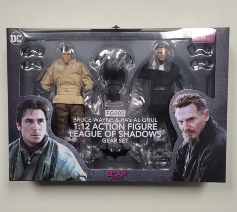Soap Studio FG005 DC Dark Knight Trilogy BRUCE WAYNE & RA's AL GHUL 1/12 Figure Cover