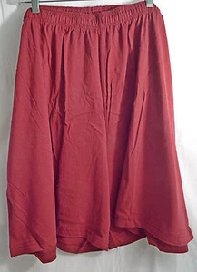Men's Big & Tall Jersey Knit Activewear Shorts in Burgundy - Picture 1 of 4