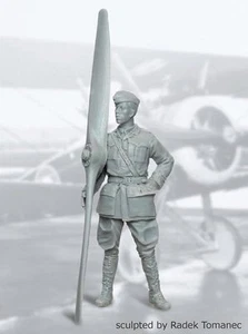 Black Dog 1/32 British RFC Fighter Pilot 1914-1918 WWI No.1 mit Propeller F32013 - Bild 1 von 1