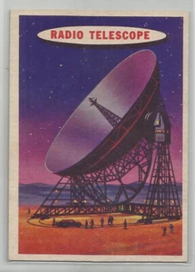 1957 Space Cards Set-Break #  9 Radio Telescope EX-NM *FREE SHIPPING* - Picture 1 of 2