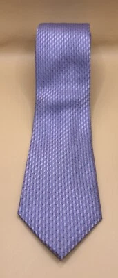 Kenneth Cole Reaction Solid Purple With Micro Design Men's Neck Tie EUC - Image 1 of 3