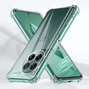 For OnePlus 12 5G Shockproof Clear Case Soft TPU Silicone Gel Phone Cover - Picture 1 of 10