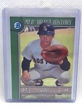 Carlton Fisk 2017 Bowman Draft Baseball - MLB Draft History - Boston Red Sox