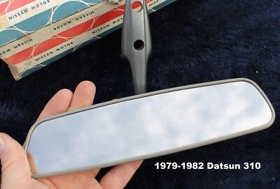 NOS! OEM 1979-1982 Datsun 310 Interior Rear Mirror Open Box "Shelf Wear" - Image 1 of 4