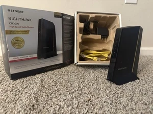 Netgear - Nighthawk Mid/High-Split DOCSIS 3.1 Kabelmodem - CM3000-100NAS - Bild 1 von 1