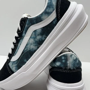 VANS Old Skool Overt CC Shoe Tie-Dye Black Suede Men's 10 Platform VN0A7Q5EBMV - Picture 1 of 23