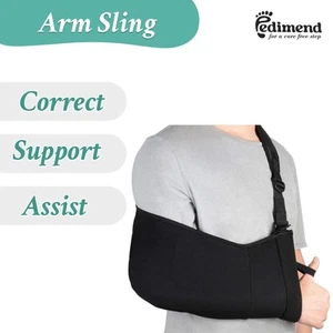 Adjustable Shoulder Immobilizer Wrist Elbow Support for Broken and Fractured Arm - Picture 1 of 5