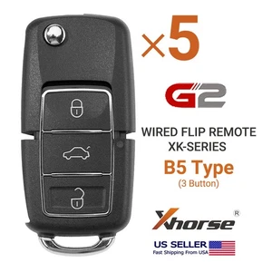 5x Xhorse Wire Flip Remote G2 B5 Type 3B XKB526EN (New Version of XKB506EN) - Picture 1 of 5