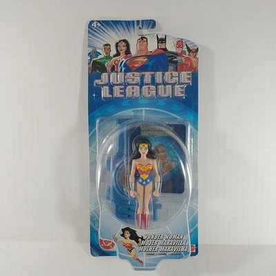 Винтажная экшн-фигурка Чудо-женщины из Justice League от Mattel 2003 новая в коробке - Изображение 1 из 4