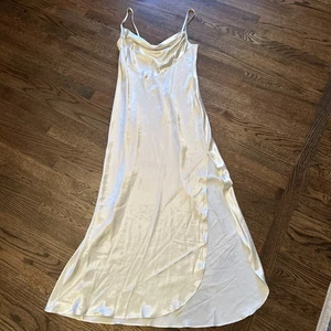 DE COLECCIÓN MARFIL KAMA SUTRA ROPA DE LOTO SEDOSO SATINADO LENCERÍA CAMISÓN NUPCIAL TALLA L - Imagen 1 de 5