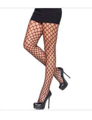 Sharp Edge Scale Net Pantyhose By Leg Avenue OS 90165 lbs - Image 1 of 4