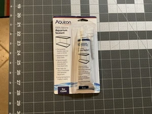 Sellador de silicona transparente para acuario Aqueon 3 oz 100 % silicona, nuevo sin abrir - Imagen 1 de 6