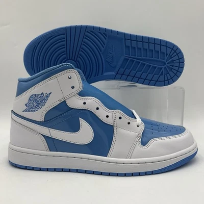 Tenis para hombre talla 10,5 Nike Air Jordan 1 Mid SE Legend azul blanco FZ2142 114 Foto 1 de 4