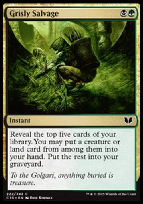 Grisly Salvage - Light Play MTG Commander 2015 - Image 1 of 1