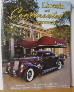 Magazine: Lincoln and Continental Comments - Issue #369 - Nov - Dec 2022 - Picture 1 of 2