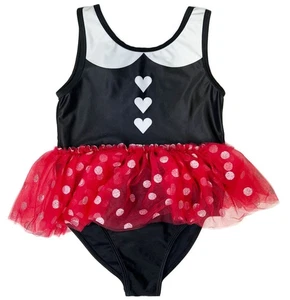 Minnie Mouse Kleinkind Mädchen Rüschenrock Tüll Badeanzug - Bild 1 von 3