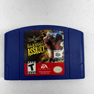 WCW Backstage Assault Nintendo 64 N64 ¡Auténtico Juego de Lucha! Probado y limpiado - Imagen 1 de 6