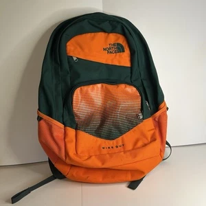 Mochila The North Face "Wise Guy" Unisex Viaje Senderismo Bolso Escolar Naranja/Negro - Imagen 1 de 5
