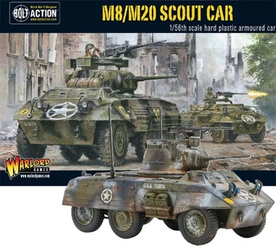 M8/M20 Greyhound Scout Car Bolt Action Warlord Foto 1 de 4