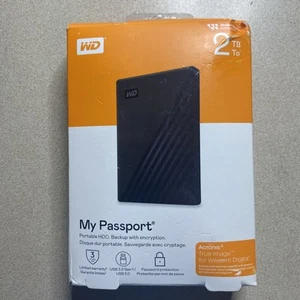 Western Digital My Passport 2TB External, 2.5 inch (WDBYVG0020BBKWESN) Hard... - Photo 1/5