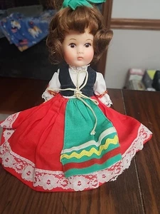 Vintage Vogue Ginny Puppe aus fernen Ländern Italien 8 Zoll Neu im Karton - Bild 1 von 3