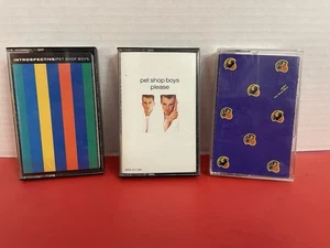 Pet Shop Boys 3 cassettes Lot, Please, Introspective, Very Pet Shop Boys Tested! - Picture 1 of 3