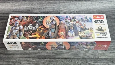 Star Wars: The Mandalorian Trefl 1000 Piece Panorama Jigsaw New Sealed  - image 1 of 3