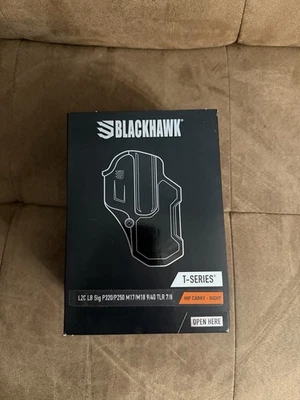 BLACKHAWK T SERIES L2C LB SIG P320/P250 M17/M18 9/40 TRL 7/8 CARRY RIGHT - BLACK - Image 1 of 4