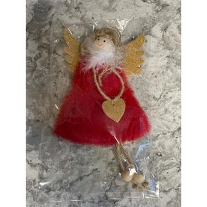 Plush Angel Ornament Hanging Figurine - NEW - Picture 1 of 2