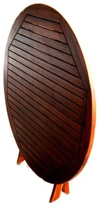 Teak Rundklapptisch 120cm geölt 2956-1 Sonderangebot statt 509,00 nur 299,00 - Bild 1 von 4