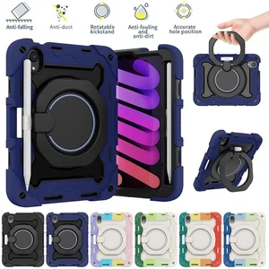 For iPad mini 6th 8.3in 2021 Heavy Duty Rugged Stand Shockproof Case Cover NEW - Picture 1 of 18