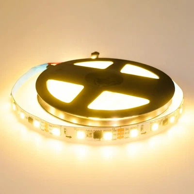 5m LED Streifen 12V WS2811 IC 5050 adressierbar Warmweiß/Kaltweiß selbstklebend - Bild 1 von 4