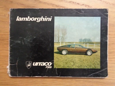 Manual/manual del propietario Lamborghini Urraco P300  Foto 1 de 4