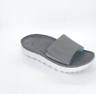 5453 Vionic Unisex Rejuvenate Recovery Slide Sandal Grey Size 10.5 Mns 12 Womens