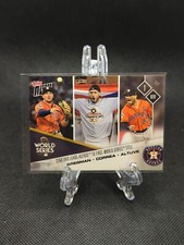 2017 TOPPS NOW #861 ALEX BREGMAN CARLOS CORREA JOSE ALTUVE ASTROS World Series