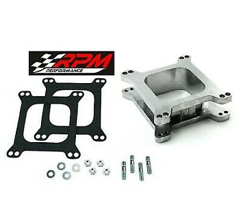 Carb Carburetor Spacer 2" Inch Aluminum OPEN Holley Edelbrock Carter Demon A109 - Image 1 of 1