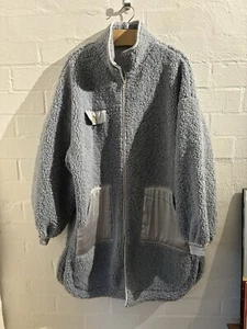 Flannel Designer Sherpa Coat M/L - Picture 1 of 9