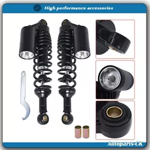 12.5" 320mm Rear Shock Absorber Air Suspension For Honda Kawasaki Black - Foto 1 di 10