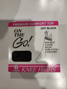On the go top comfort premium ginocchiere 6 paia nero OS 8.5-11 nuovi sigillati - Foto 1 di 2